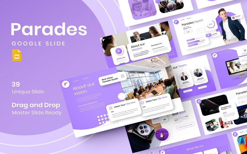 Parader- Business Google Slide Mall