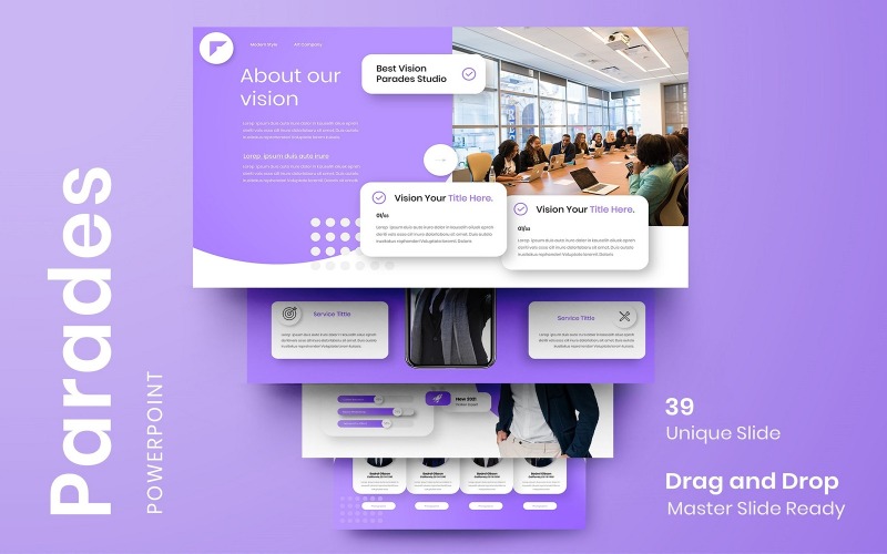 Sfilate - Modello PowerPoint Business