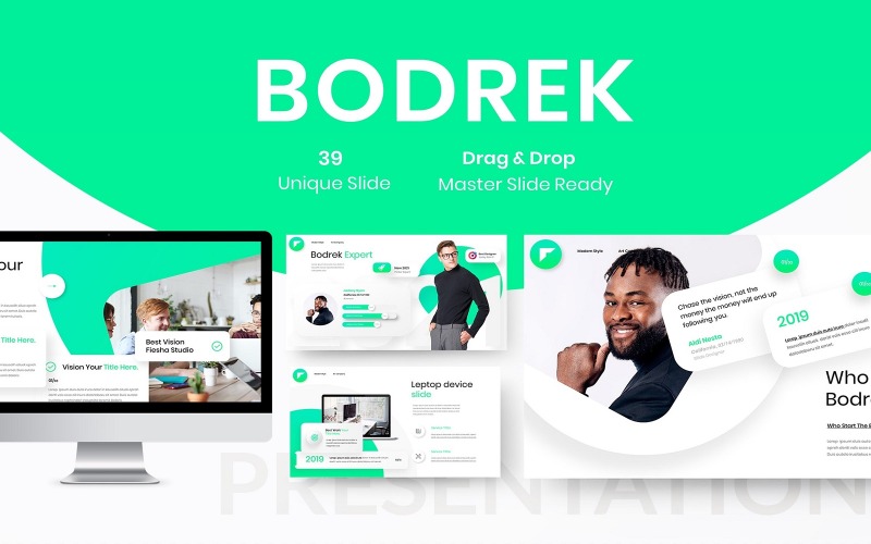 Bodrek - Modèle de diapositives Google pour les entreprises