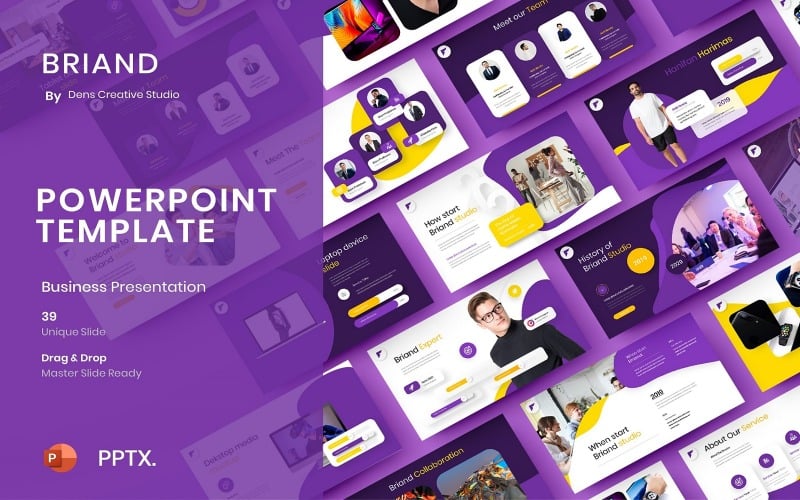 Masont – Busines PowerPoint Template - TemplateMonster