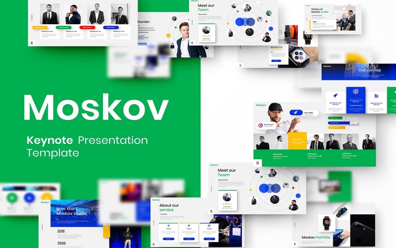 Moskov - Business Keynote-sjabloon