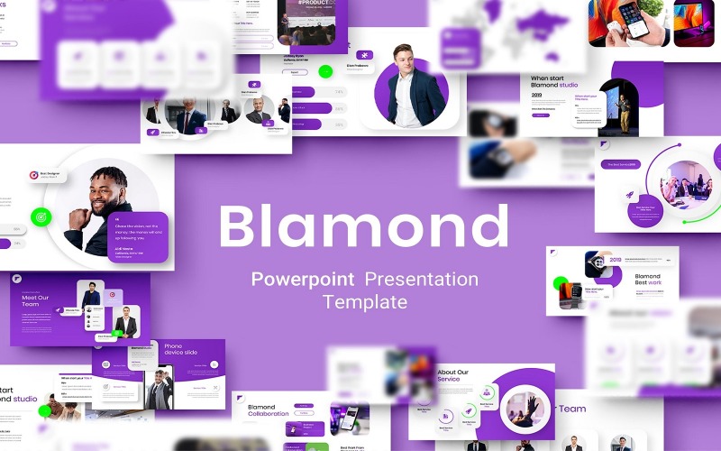 Blamond – PowerPoint-Vorlage für Unternehmen