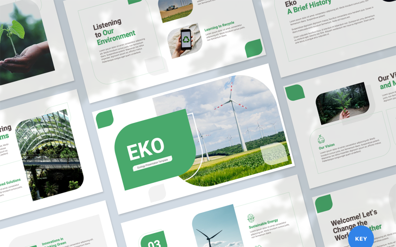 Eko - Keynote-Vorlage für Ökologie-Präsentationen