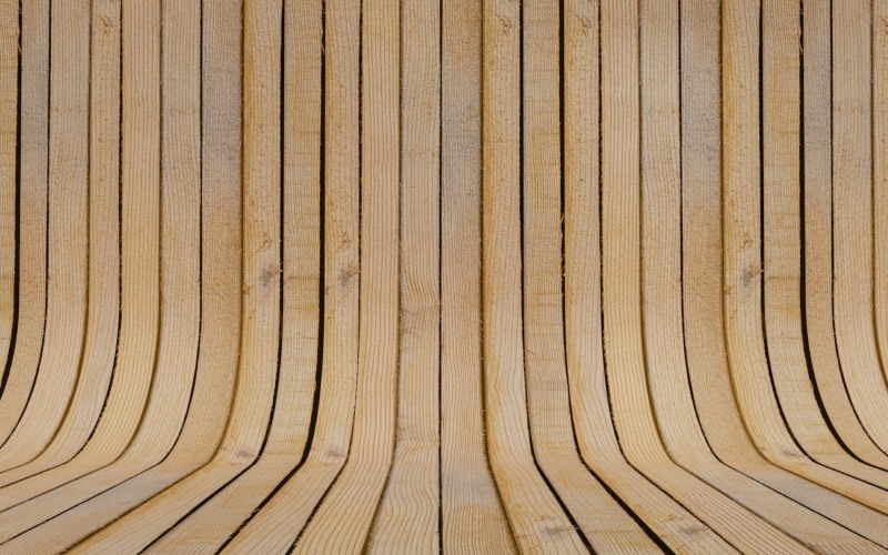 Fond de parquet en bois courbé