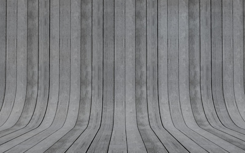 Fondo curvo del parquet di legno grigio scuro