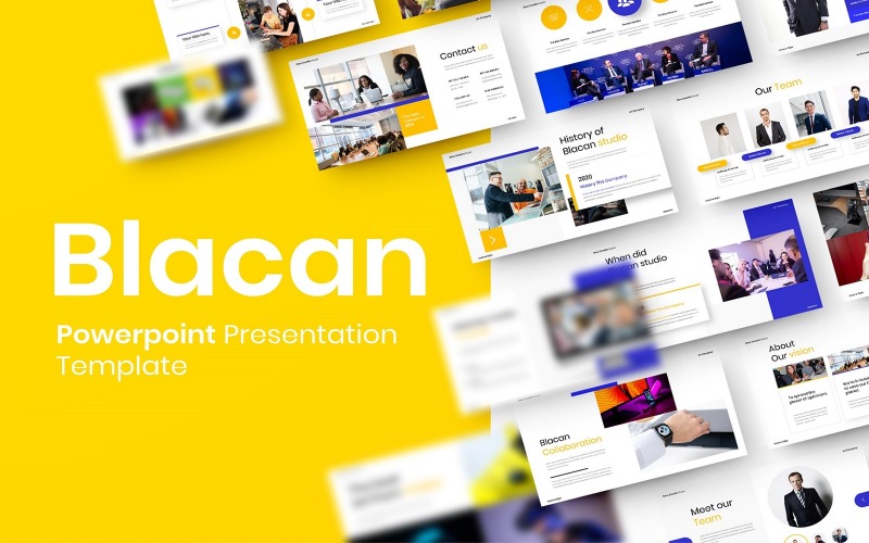 Blacan – Business-PowerPoint-Vorlage