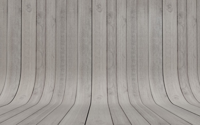 Fondo de parquet de madera gris claro curvo