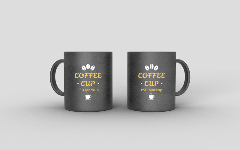 Mok Koffie Mockup PSD-sjabloon Vol 14