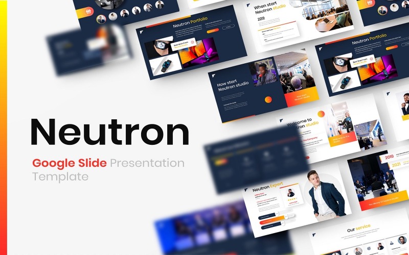Neutron – obchodní šablona prezentace Google