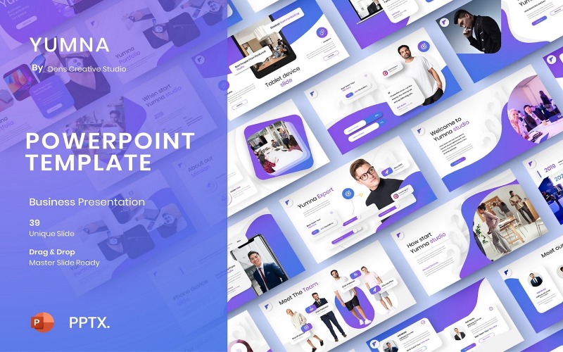 Yumna – biznesowy szablon PowerPoint