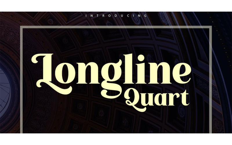 Longline Quart Typhographic Display Font