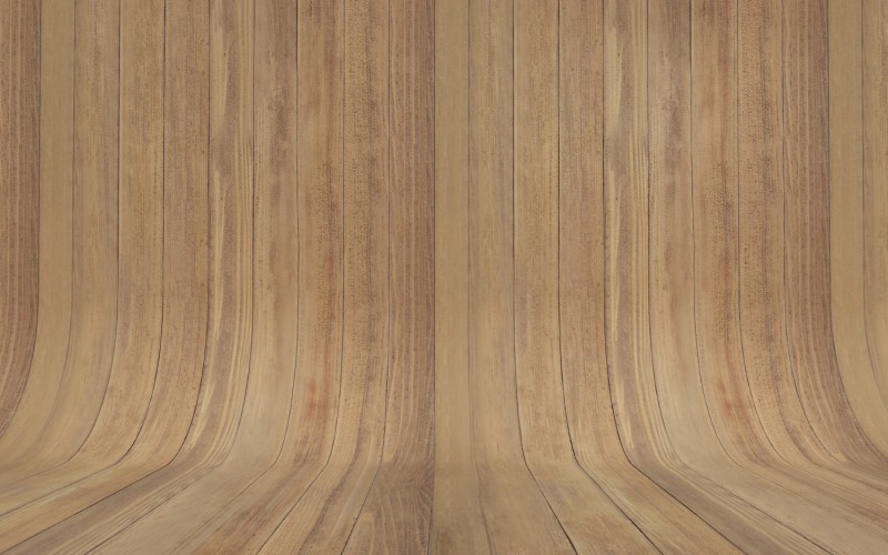 fond de parquet en bois de couleur marron et beige courbé
