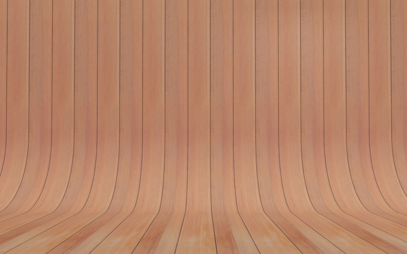 Fondo curvo del parquet di legno di colore Darksalmon