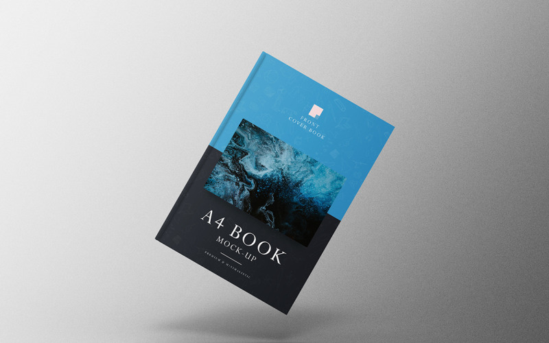 A4 Book Mockup PSD Template Vol 14