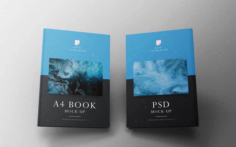 A4 Book Mockup PSD Template Vol 29 #299528 - TemplateMonster