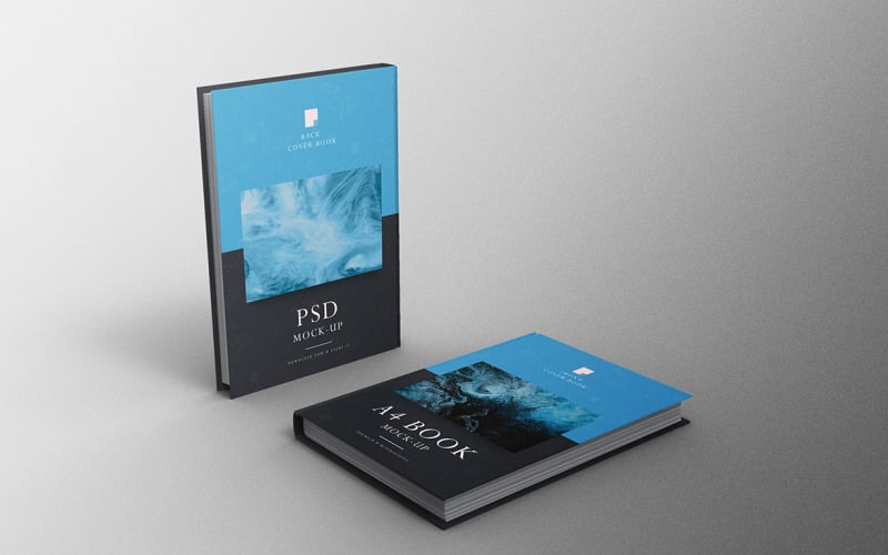 A4 Book Mockup PSD Template Vol 32 #299521 - TemplateMonster