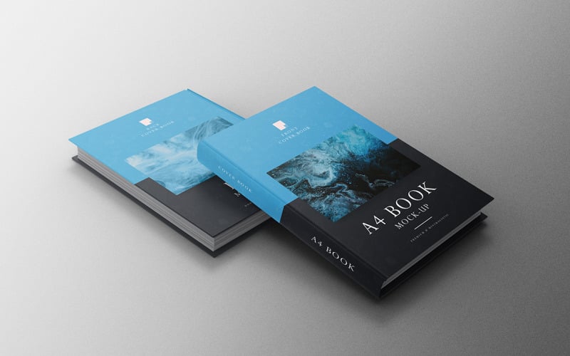 A4 Book Mockup PSD Template Vol 46 #299501 - TemplateMonster