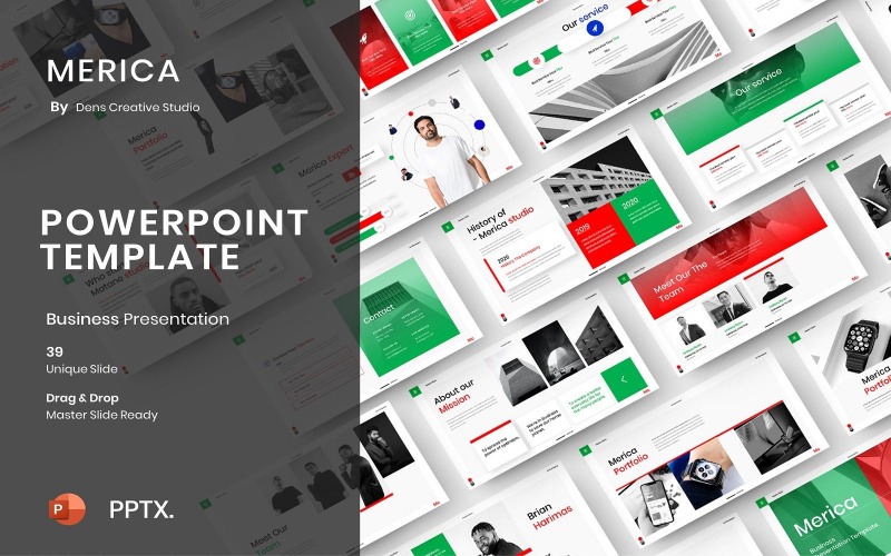 Америка – Шаблон бизнес-презентации PowerPoint
