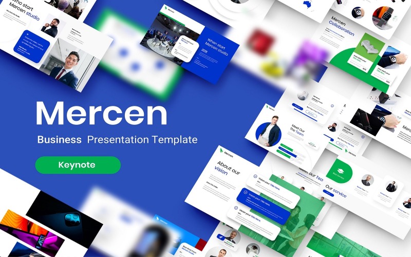 Mercen – Business Keynote sablon
