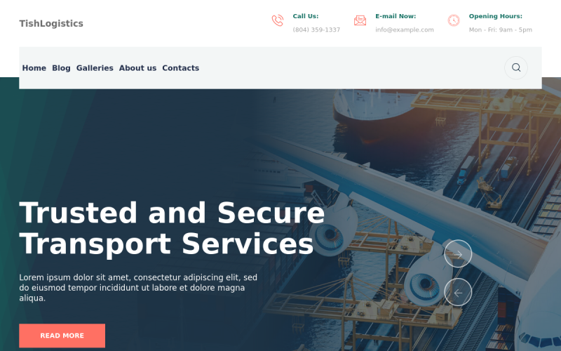 TishLogistics - Logistika a doprava