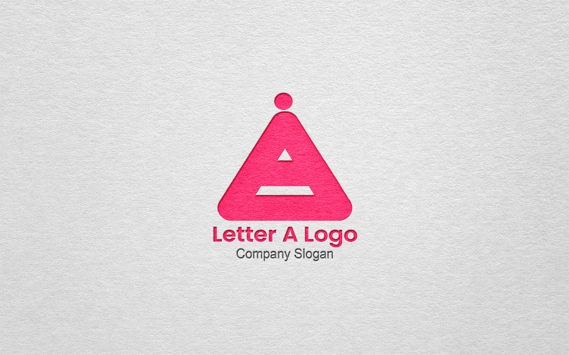 Творчий бренд A - лист логотип компанії