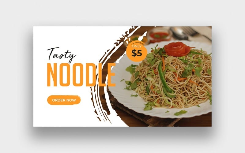 Noodles Youtube Thumbnail Template 299854 Templatemonster