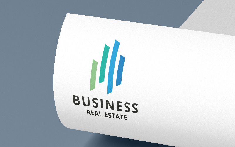Business-Immobilien-Pro-Logo-Vorlage