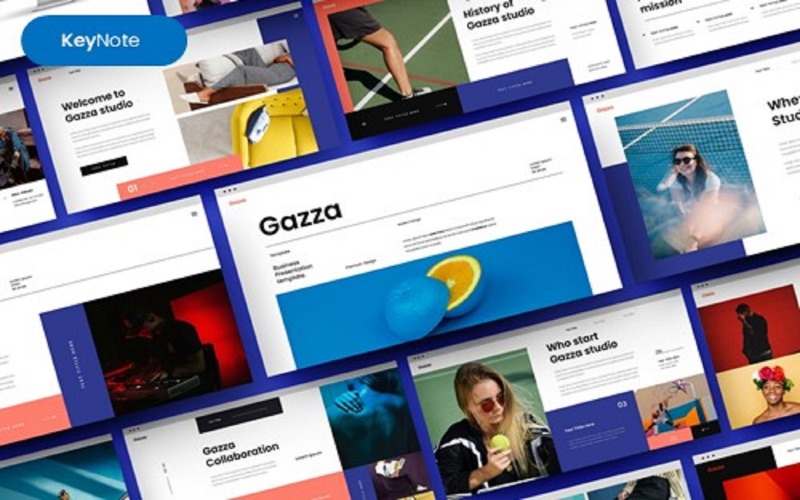 Gazza – 商业主题演讲模板