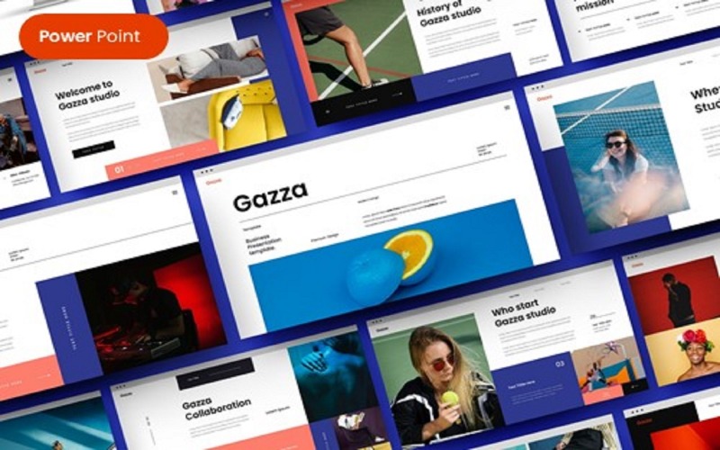 Gazza - 商业PowerPoint模板