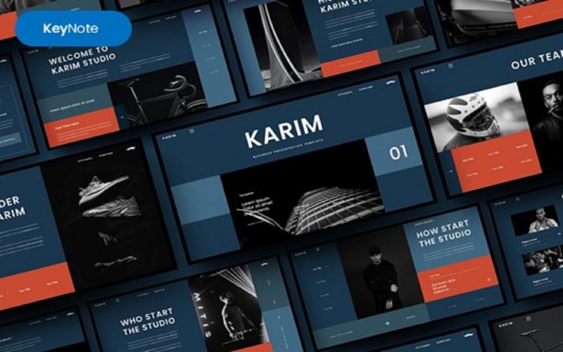 Karim - Business Keynote-sjabloon
