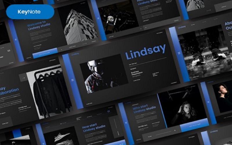 Lindsay - 商业主题演讲模板