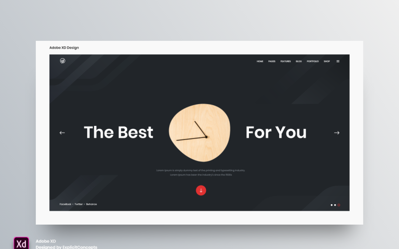 Hero Header Landing Page Template Band 24