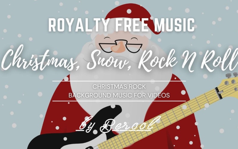 Kerst, Sneeuw, Rock N Roll - Kerst Rock Stock Muziek