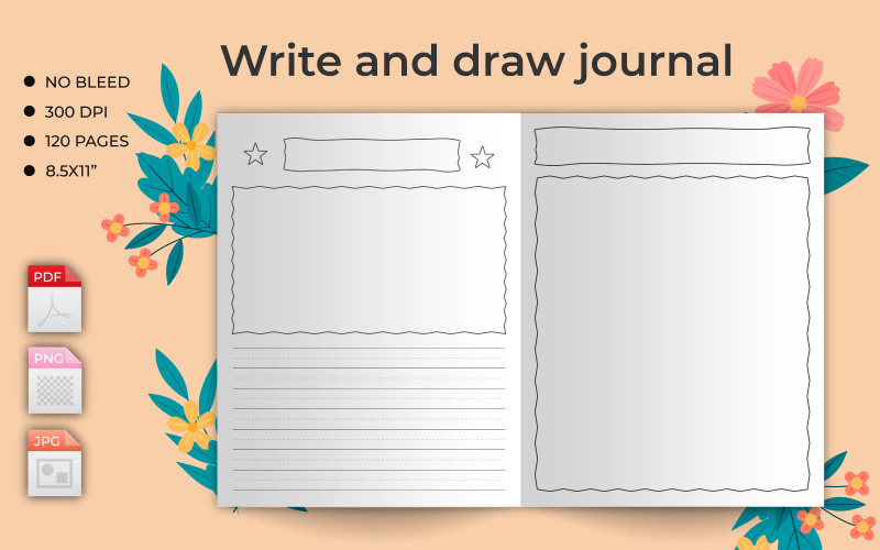 Kids Write And Draw Journals Or Planner