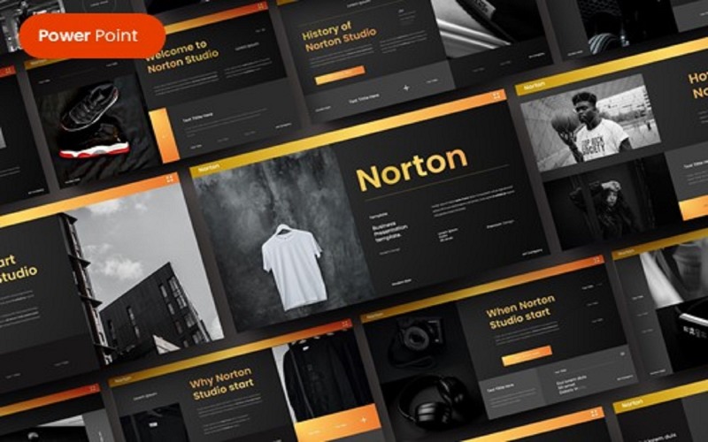 Norton – PowerPoint-Vorlage für Unternehmen