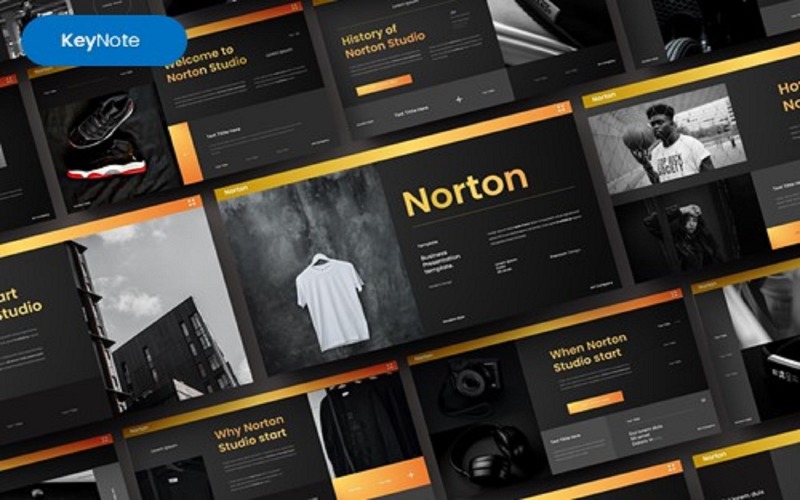 Norton – šablona Business Keynote