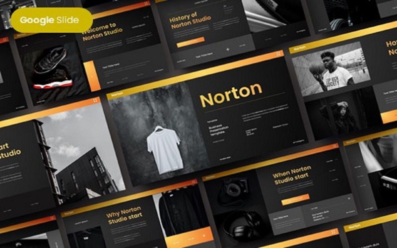 Norton – üzleti Google diasablon