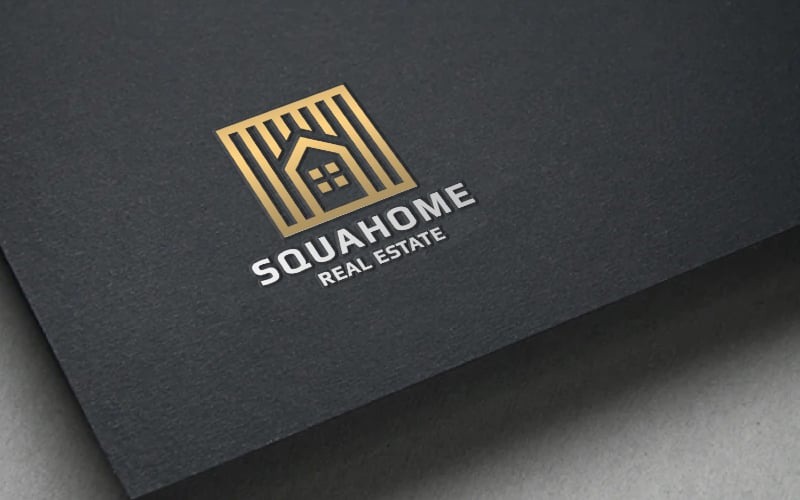 Plantilla de logotipo Square Home Pro