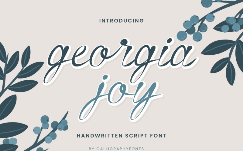 Рукописний шрифт Georgia Joy