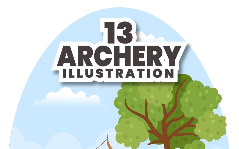 13 Tir à l'arc Sport Illustration