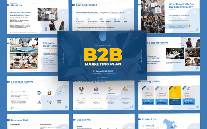 ﻿B2B Marketing and Sales Keynote Template
