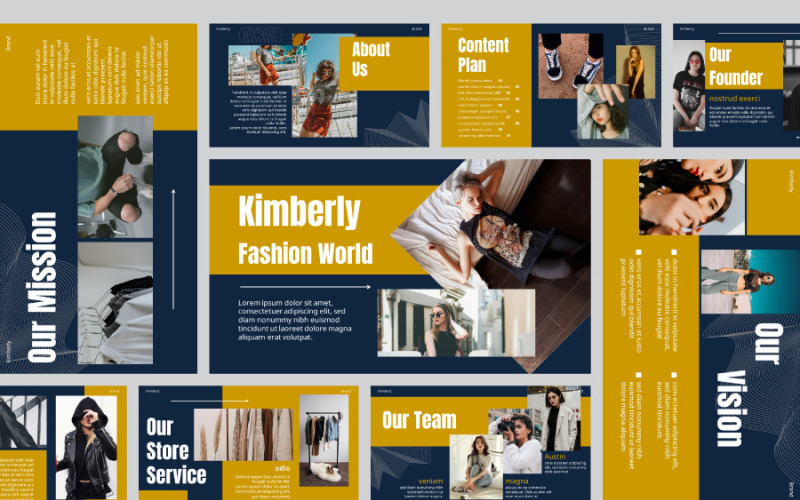 Kimberly - Modelo de slide do PowerPoint para Google