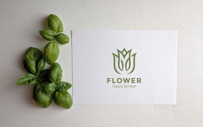 Plantilla PSD de maqueta de logotipo Vol05