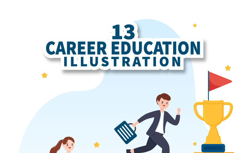 13 Kariyer Eğitimi İllüstrasyonu