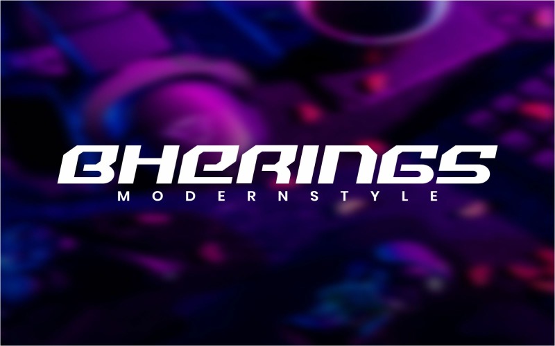 Bherings - Modern Display Font