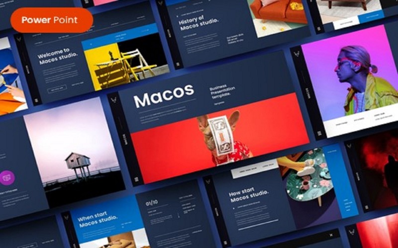 Macos – бізнес-шаблон PowerPoint