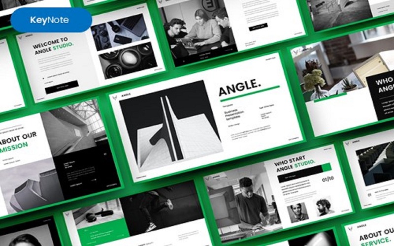 Ángel - Plantilla de presentación de negocios