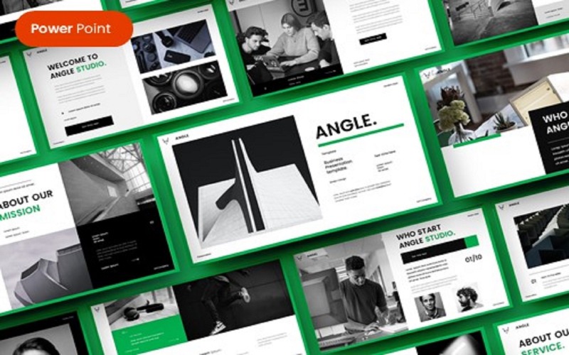 Angelo - Modello di PowerPoint aziendale