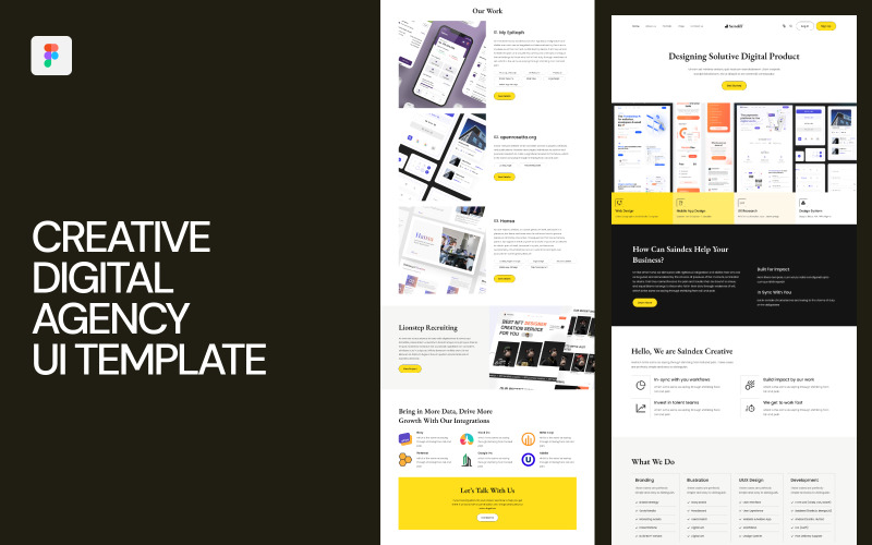 Creative Digital Agency UI-Vorlage