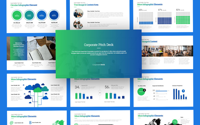 Corporate Pitch Deck Google Slides Mall